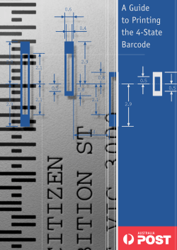 A Guide to Printing the 4-State Barcode