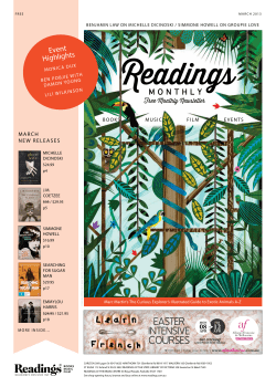 Readings Monthly, March 2013