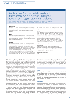 Implications for psychedelic-assisted psychotherapy: a functional