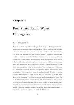 Free Space Radio Wave Propagation