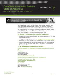 Candidate Information Bulletin State of Arkansas