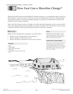 How Fast Can a Shoreline Change?