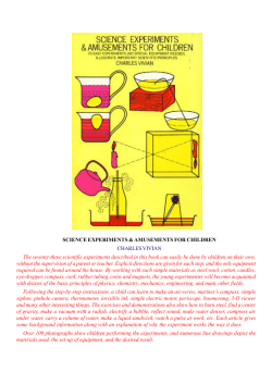 science experiments and amusement for children