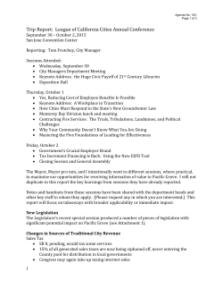 League of California Cities Annual Conference