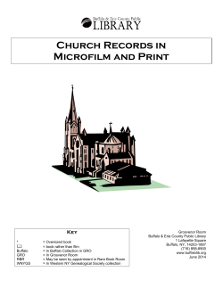 Church Records on Microfilm and Print