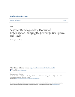 Sentence Blending and the Promise of Rehabilitation