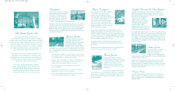 Self-Guided Garden Tour