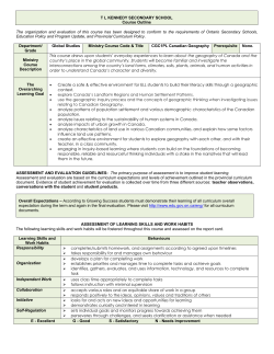 CGC1PL Course Outline