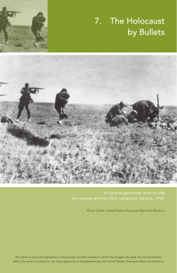 7. The Holocaust by Bullets