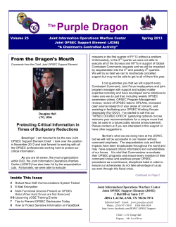 Purple Dragon "OPSEC" Spring Edition 2013