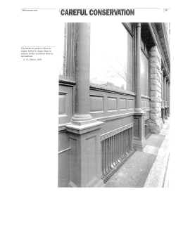 Careful Conservation - Ontario Heritage Trust