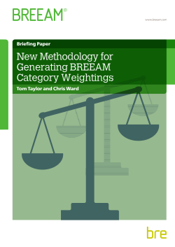 116769 BREEAM Weightings briefing paper.indd