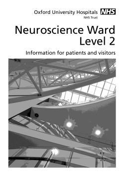Neuroscience Ward Level 2 - Oxford University Hospitals