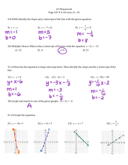 7 5 y x =- + 3 12 x y - =- 6 x y - = 2 x y - - = 10 20 x y - - = 6 x y + =