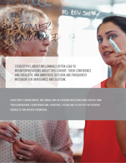 Millennials: Misunderstood in the Workplace?