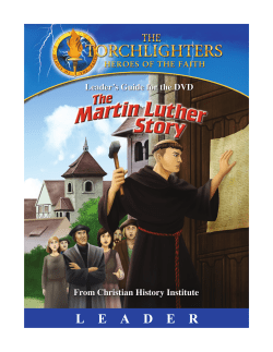 Martin Luther - Torchlighters