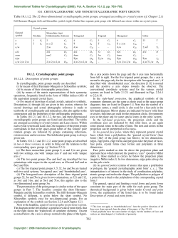 International Tables for Crystallography (2006). Vol.