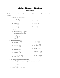 Directions: In groups, evaluate the following expressions, if they