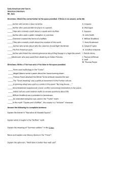 Early American Unit Test A American Literature Mr. Geis Directions