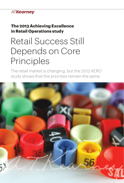 Retail Success Still Depends on Core Principles