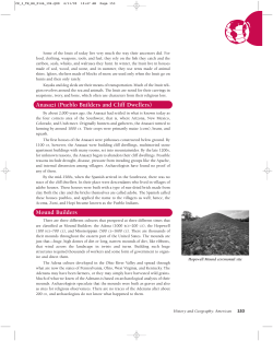 Anasazi (Pueblo Builders and Cliff Dwellers) Mound Builders