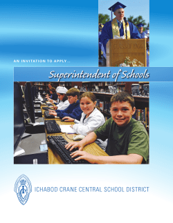Search Brochure - Ichabod Crane Central School
