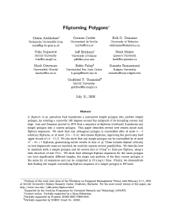 l&pound;&yen;&sect;&copy; n&pound;ng Polygons - Department of Information and Computing