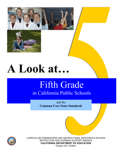 Fifth Grade - Menlo Park City School District
