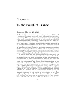 Chapter 3 Toulouse
