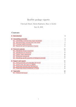 BoolNet package vignette