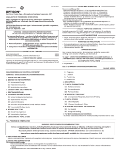 full prescribing information - GE Healthcare Life Sciences