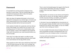 Foreword - Cockapoo For Life