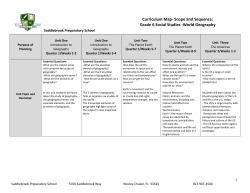 Social Studies - Saddlebrook Prep