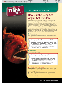 How Did the Deep-Sea Angler Get Its Glow?
