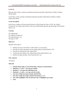 Lesson procedures - Federal Reserve Bank of Atlanta