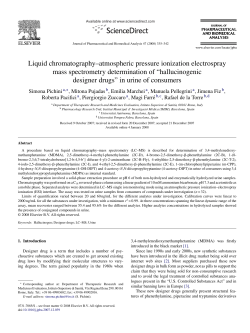 Liquid chromatography&ndash;atmospheric pressure ionization