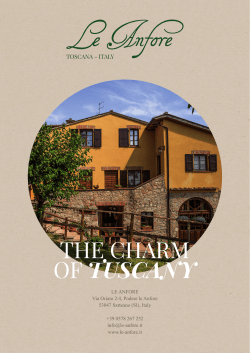 THE CHARM OF TUSCANY