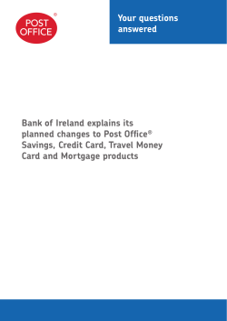 Bank of Ireland explains its planned changes to Post Office
