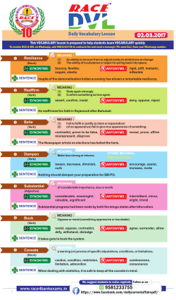 Daily Vocabulary Lesson