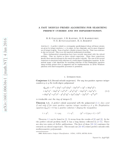 A fast modulo primes algorithm for searching perfect cuboids and its
