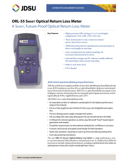ORL-55 SMART Optical Return Loss Meter