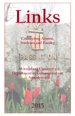 2015 - Wittenberg University