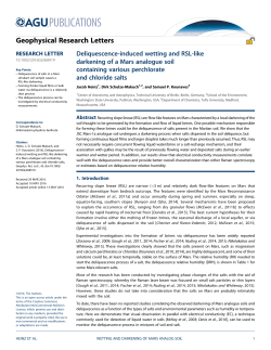 Deliquescence-induced wetting and RSL-like darkening