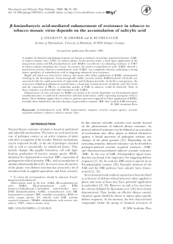 Aminobutyric acid-mediated enhancement of resistance in