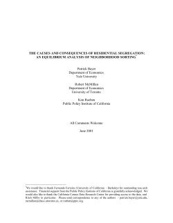 THE CAUSES AND CONSEQUENCES OF