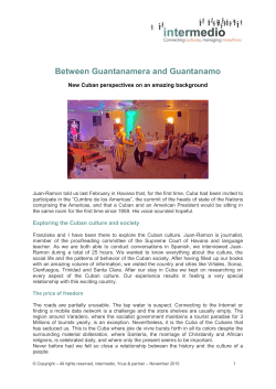 Between Guantanamera and Guantanamo