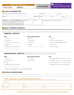 Postal Charge-Back Form