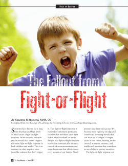 The Fallout from Fight-or