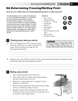 8A Determining Freezing/Melting Point