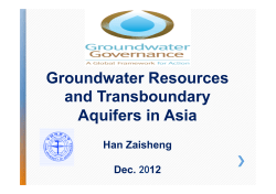 Groundwater Resources and Transboundary Aquifers in Asia